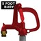 Woodford Mfg 3/4 in. x 3/4 in. NPT x MPT 1 in. Galvanized Steel Pipe x 5 ft. Bury R34 Freezeless Yard Hydrant R34-5 - alternate 1